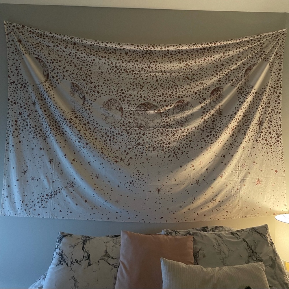 Urban Outfitters Pink Galaxy Tapestry - Picture 3 of 3